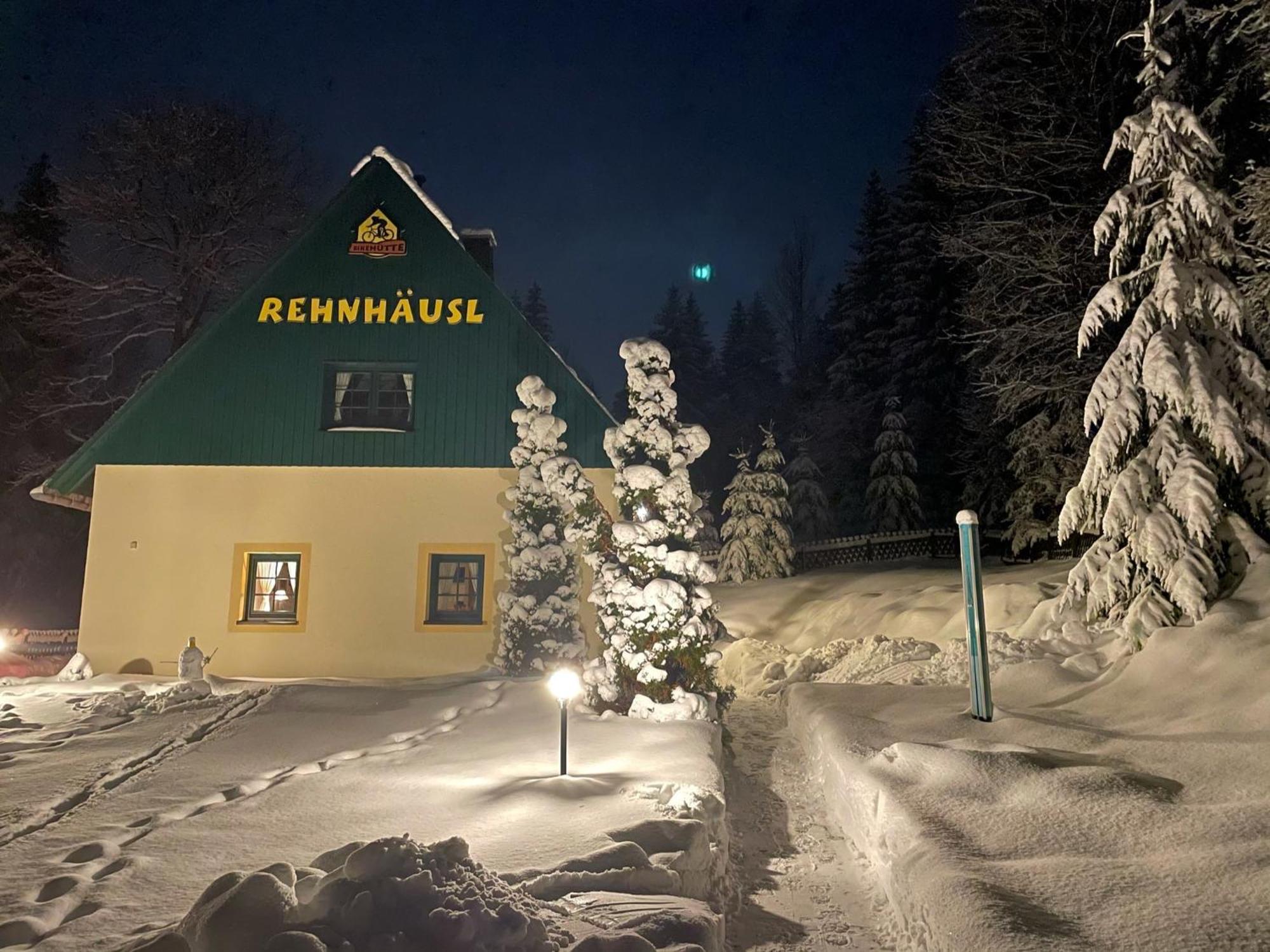 Ferienhaus Bikehuette Rehnhaeusl 盖辛 外观 照片