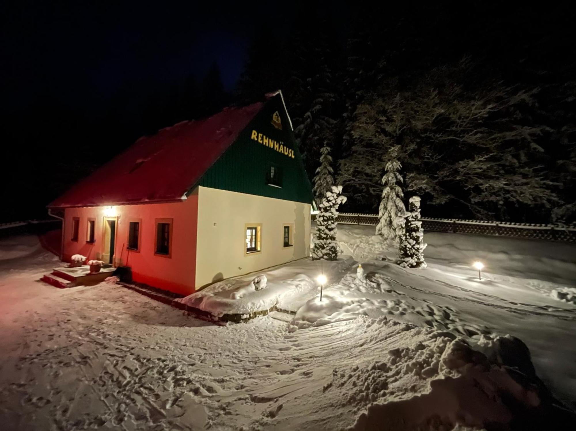 Ferienhaus Bikehuette Rehnhaeusl 盖辛 外观 照片